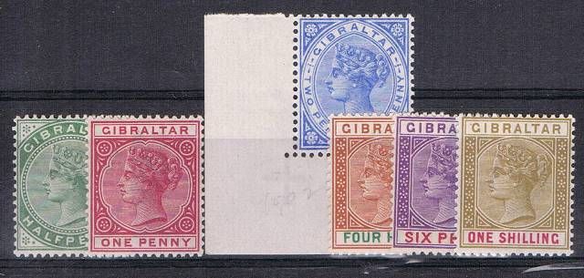 Image of Gibraltar SG 39/45 UMM British Commonwealth Stamp